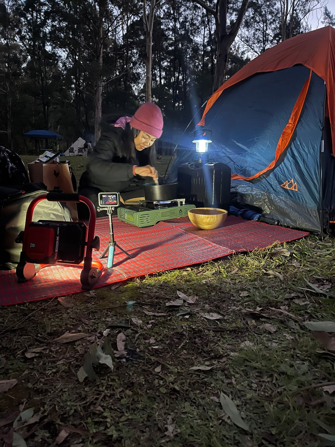 A Freezing Night at Euruka Campground