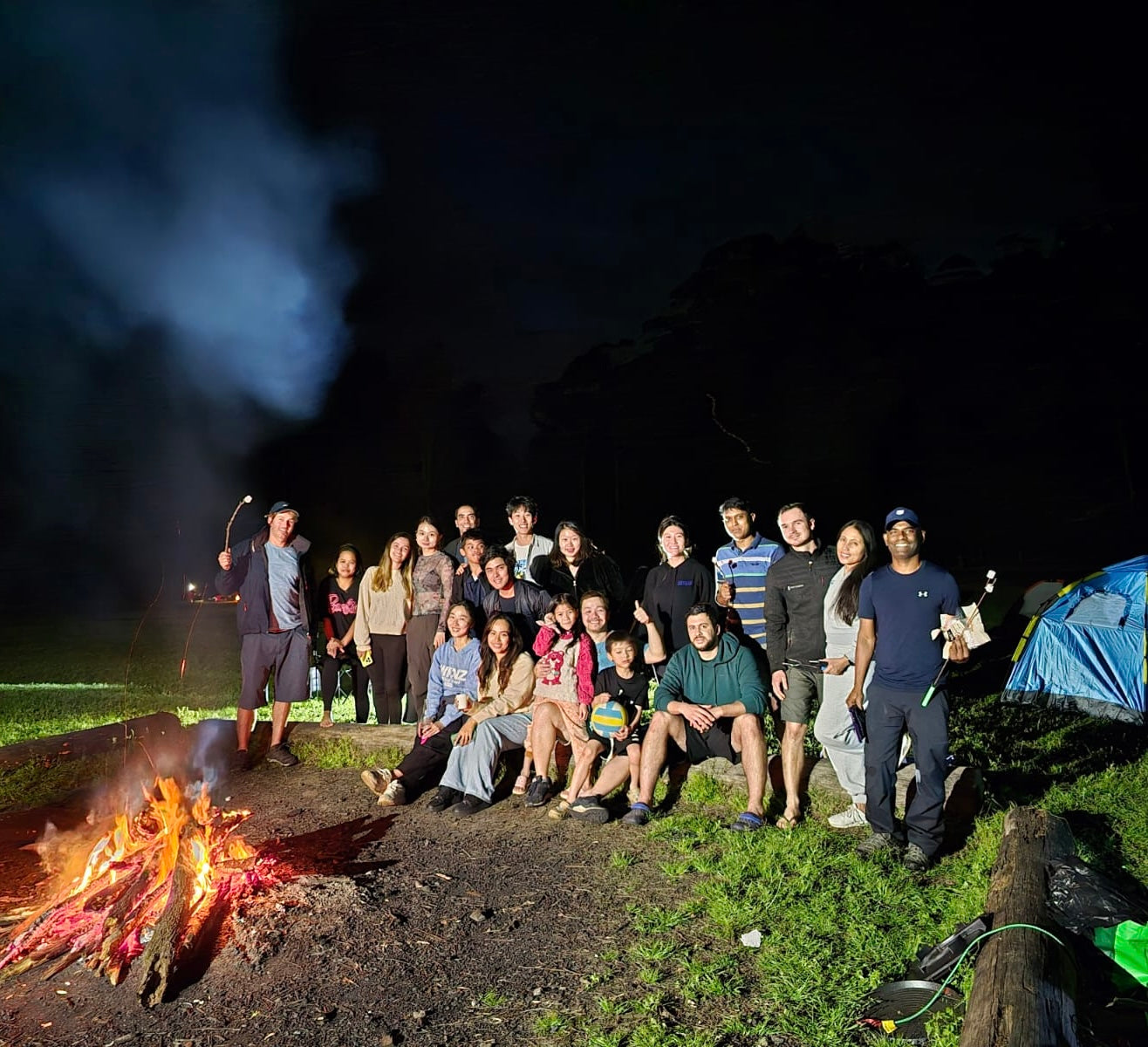 Camping with Friends at Glenworth Valley
