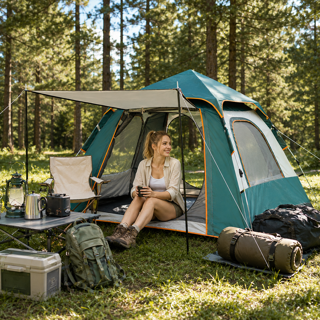 Fast Opening Outdoor Camping & Mountaineering Waterproof Hiking Tent