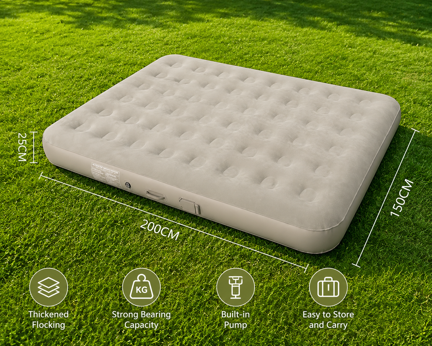 Automatic Built-in Air Bed Mattress for Outdoor Camping Home