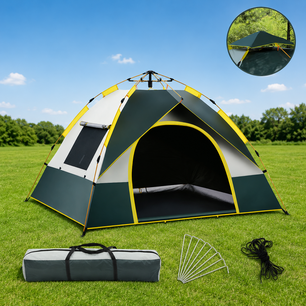 Automatic Setup Waterproof Camping Tent for Outdoor Adventures