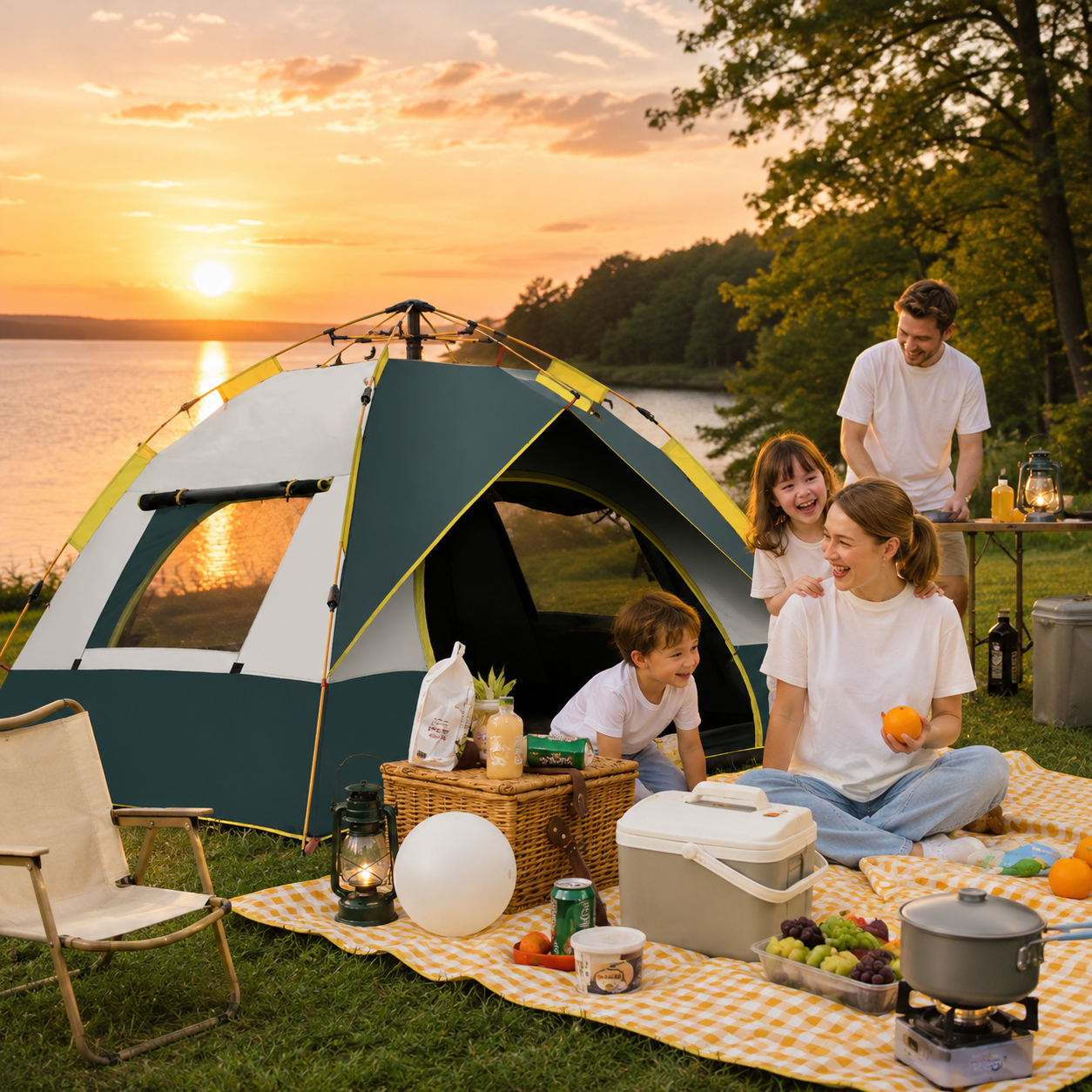 Automatic Setup Waterproof Camping Tent for Outdoor Adventures